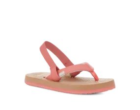 Sanuk Kids Yoga Mat Sandal-Coral