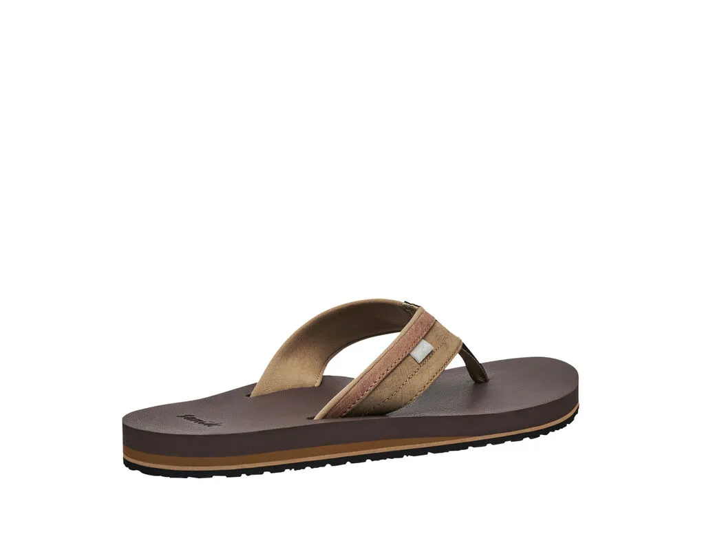 Sanuk Mens Ziggy ST Tan