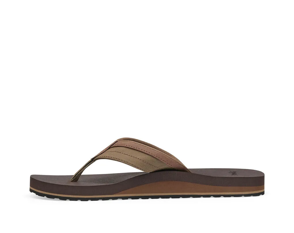 Sanuk Mens Ziggy ST Tan