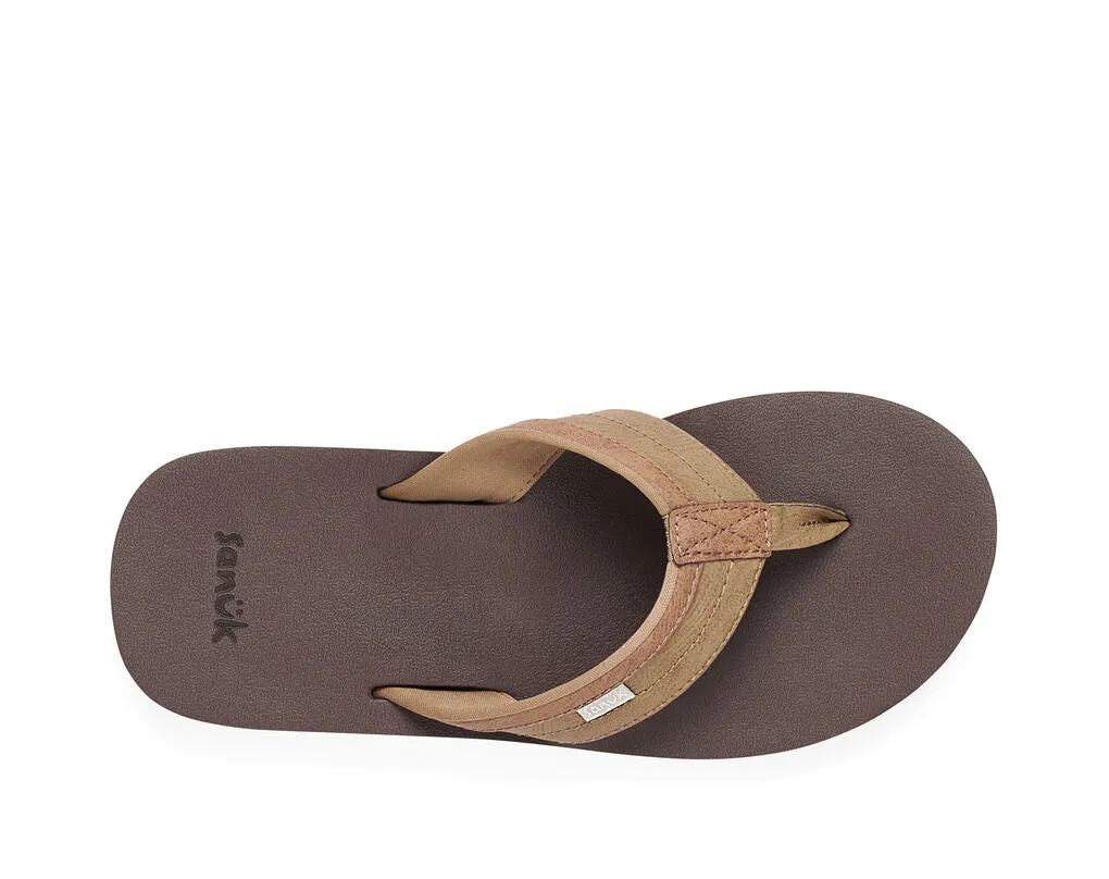 Sanuk Mens Ziggy ST Tan