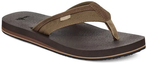 Sanuk Mens Ziggy ST Tan