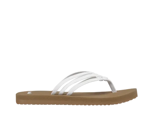 Sanuk Yoga Sandy Sandal-White/Tan