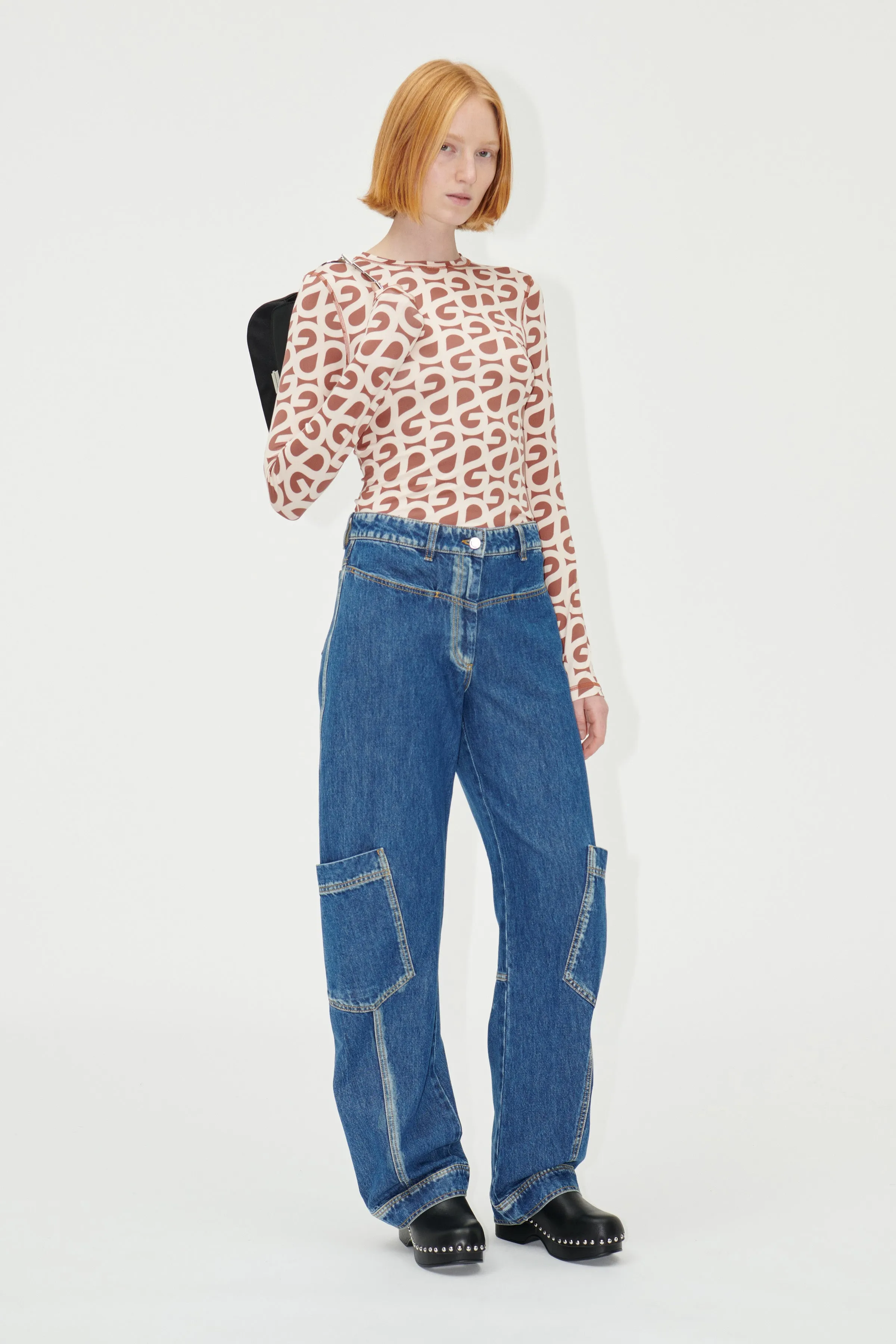 SGDion Denim Pants - Trompe L'oeil