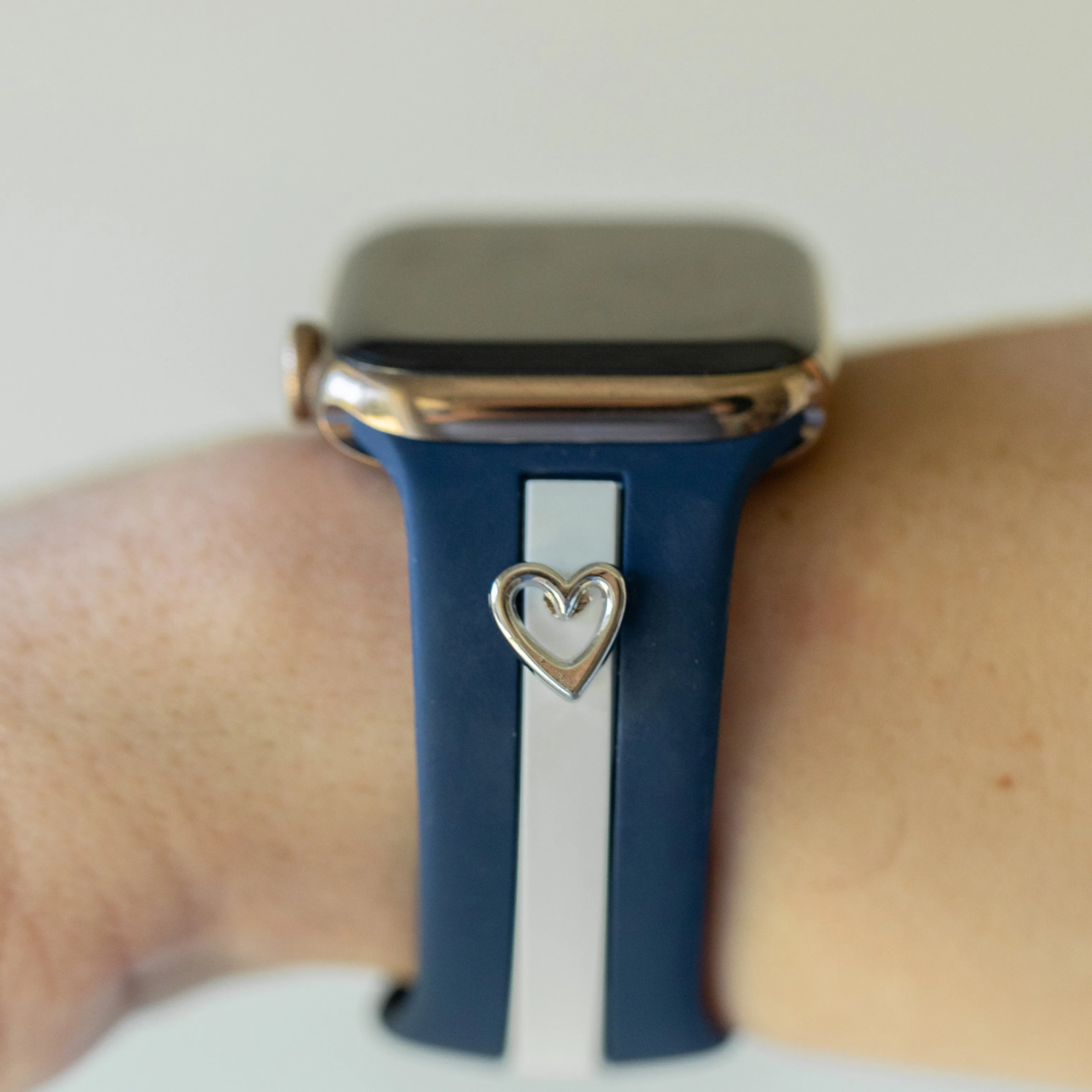 Skye Nautical Blue & White Smart Watch Band