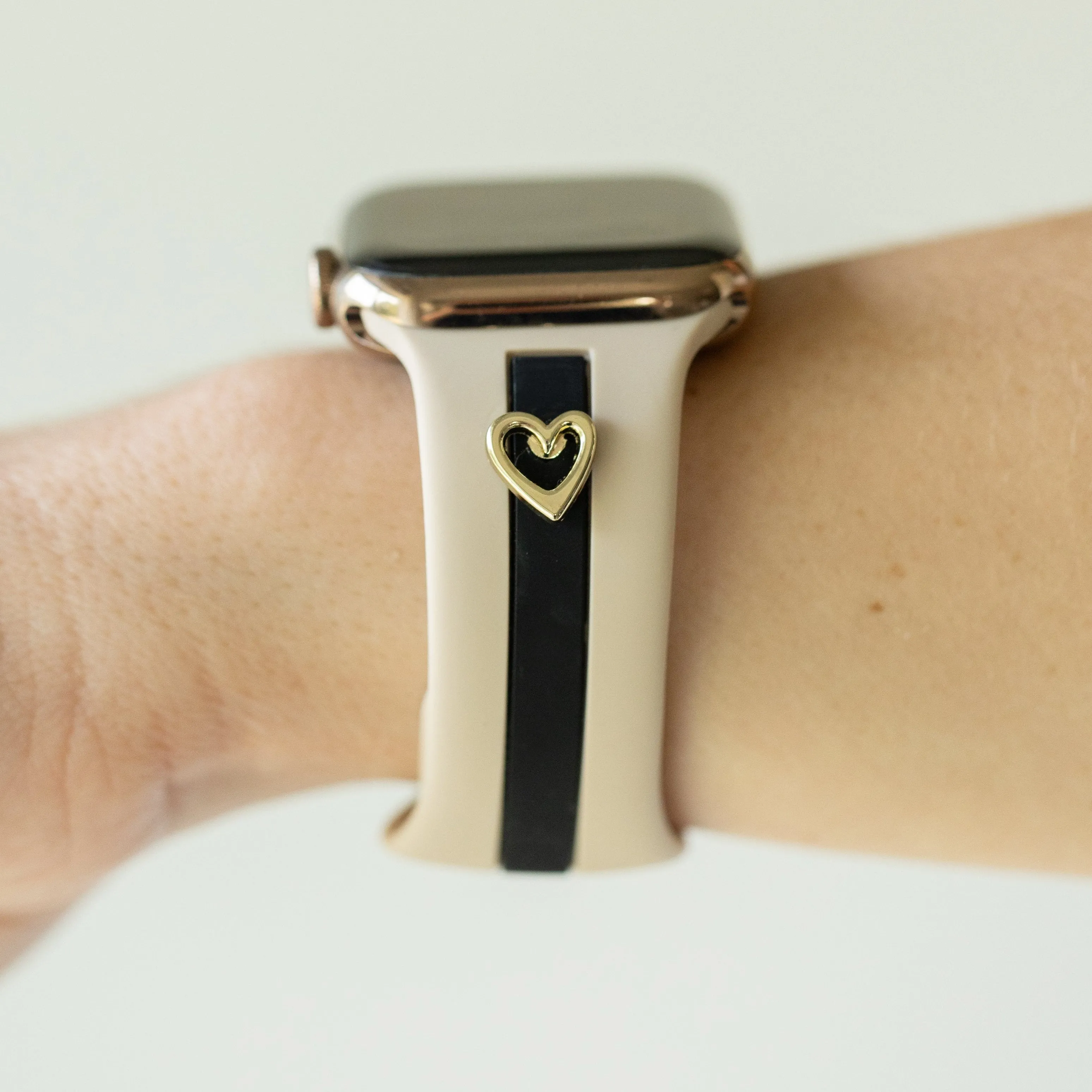 Skye Nude Sand & Black Smart Watch Band