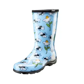 Sloggers 5020BEEBL-8 Rain and Garden Boots, 8, Light Blue