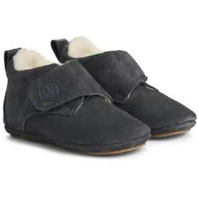 Taj Wool Indoor Shoe - ink