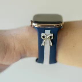 The It Girl Nautical Blue and White Smart Watch Band