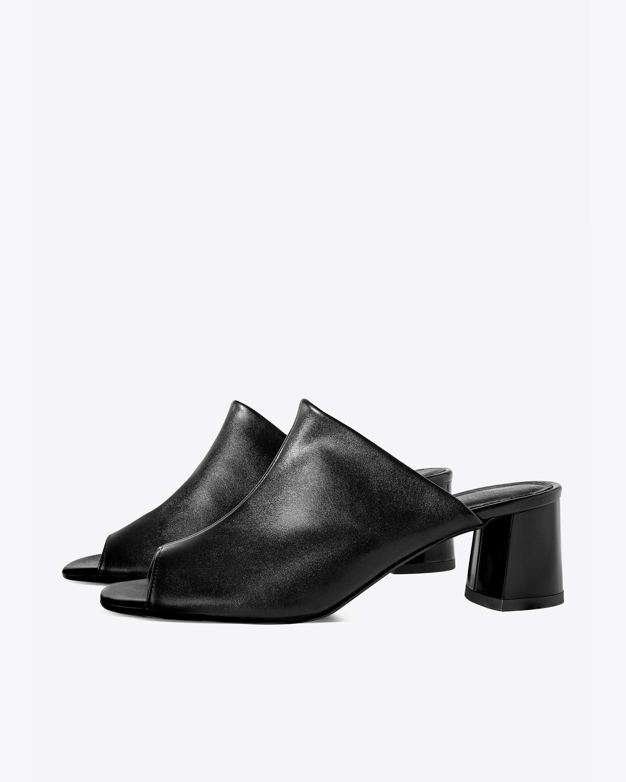 Uptown Desserto® Cactus Leather Vegan Mules | Black