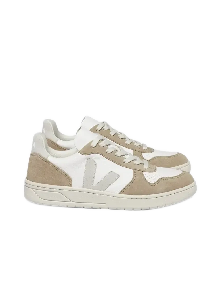 V-10 Chromefree Leather- White/Natural/Sahara