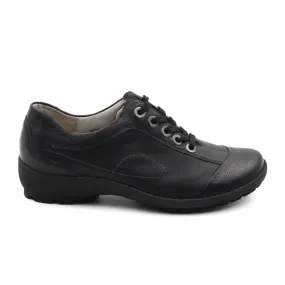 Waldlaufer Dana 589008 Lace Up (Women) - Black Leather