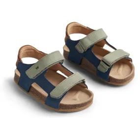 Wheat Sandal Cork Open Toe Corey Blue