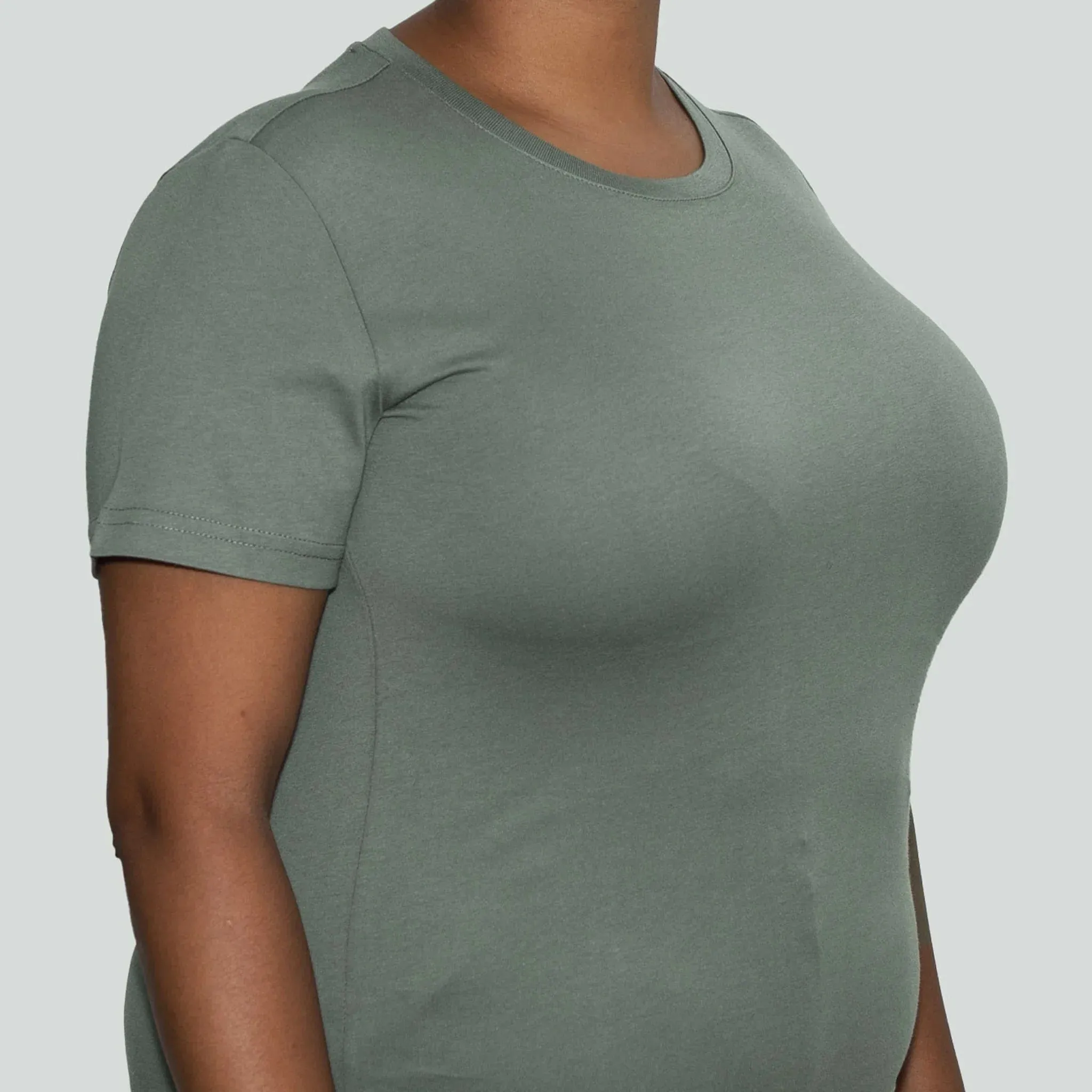 Women’s Recycled Cotton T-Shirt, Sage